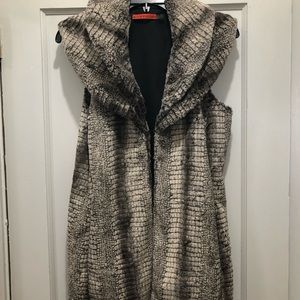 Alice + Olivia Faux Fur Vest
